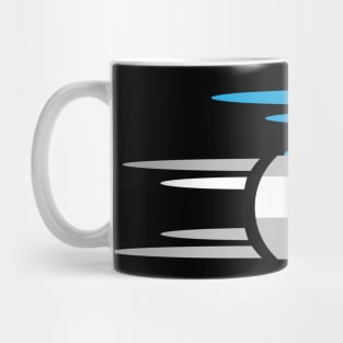 Curling Stone T-Shirt | Blue Handled Rock Mug